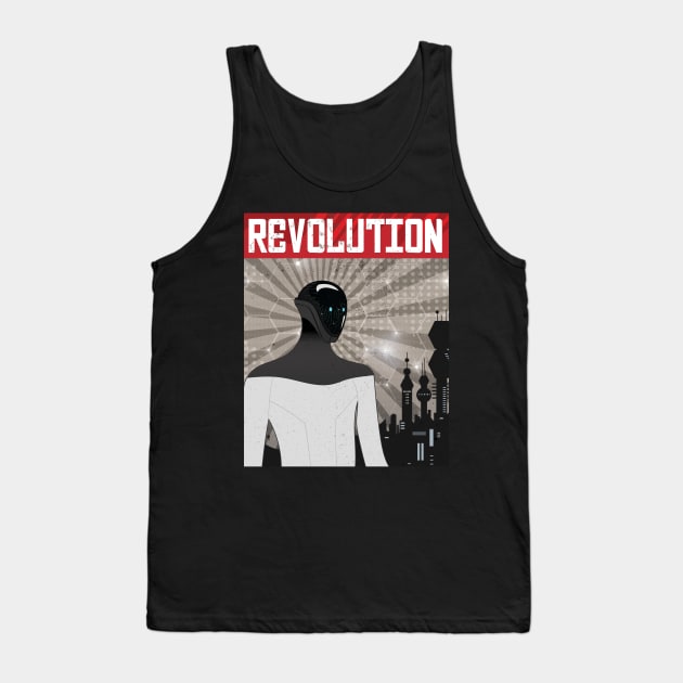 Bot Revolution Tank Top by origato